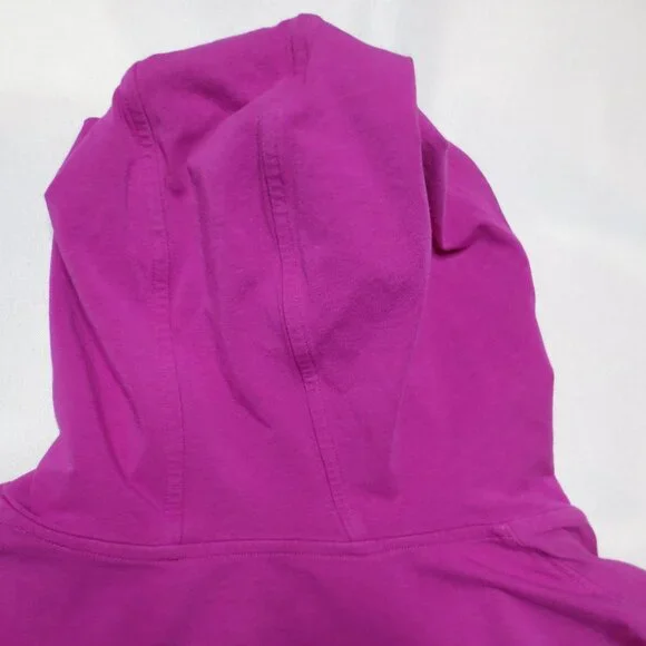 COOLIBAR womens BEACH COVER-UP swim FUSHIA hooded POCKETS pink TUNIC SIZE S - Picture 5 of 9